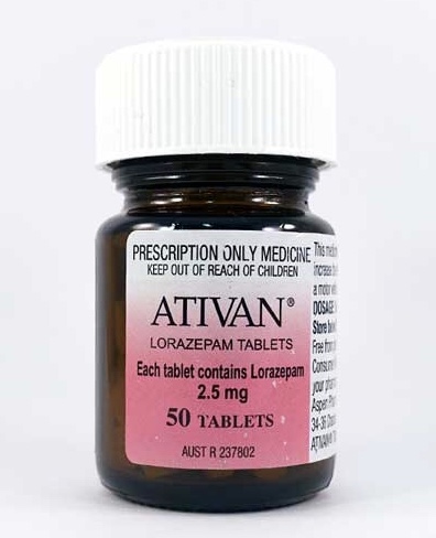 Ativan (Lorazepam) 2.5MG X 50 Tablets