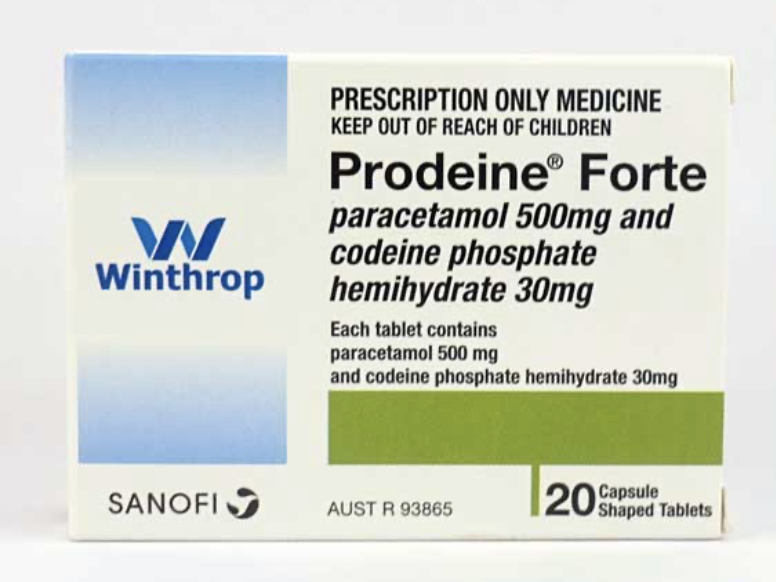 Panadeine Forte (CODEINE) 30MG X 20 Capsules