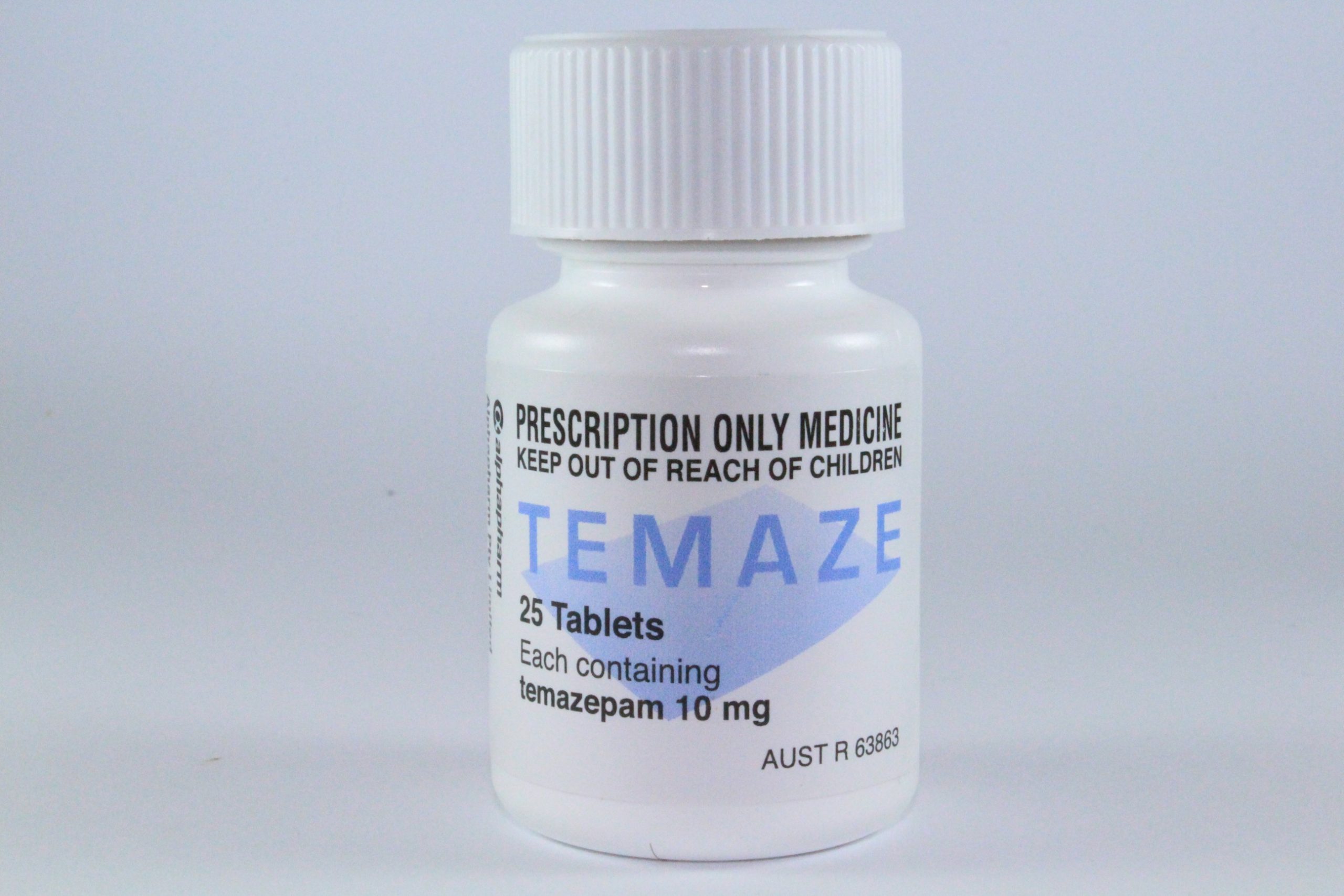 Temazepam Australian Pharmaceutical. 25 x 10mg