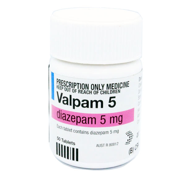 Valium Diazepam 5mg X 50 Tablets (Australia Pharma)